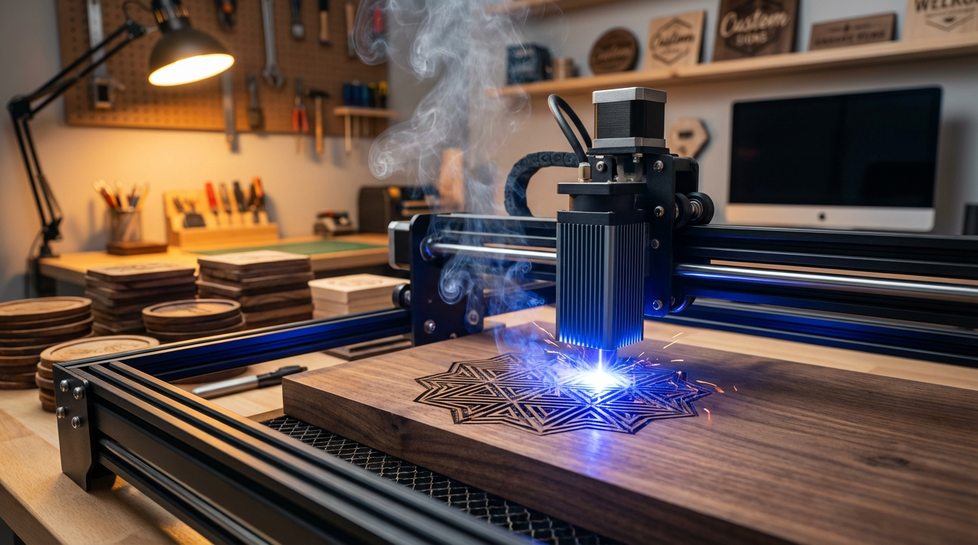 Laser engraving workshop